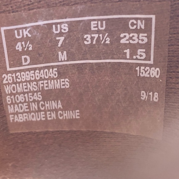 CLARKS s7 “Comfort Collection” cork wedges Leather uppers Neutral color - Picture 4 of 8